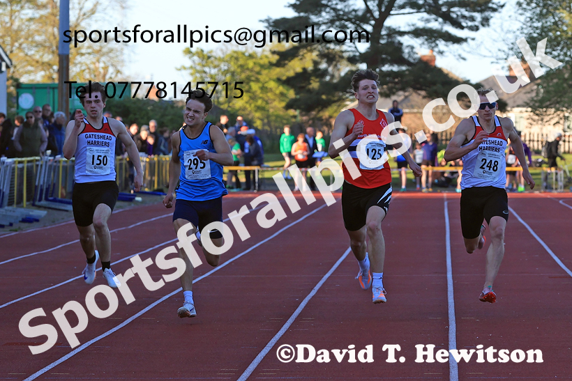 The 300 metres, 2026 NEGP 1, Monkton Stadium. Photo: David T. Hewitson/Sports for All Pics